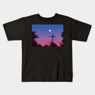 Dusk Moon Kids T-Shirt